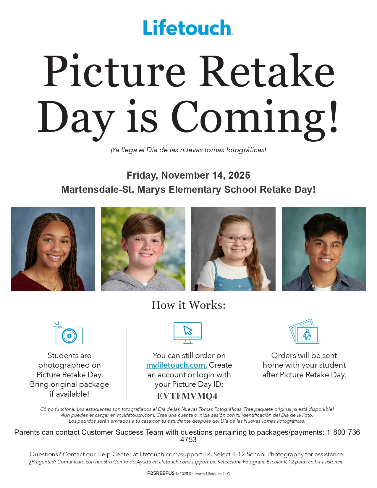 Elementary Picture Retakes - November 14